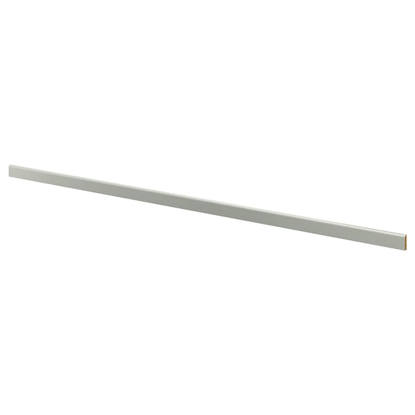 HAVSTORP - Rounded deco strip/moulding, light grey, 221 cm