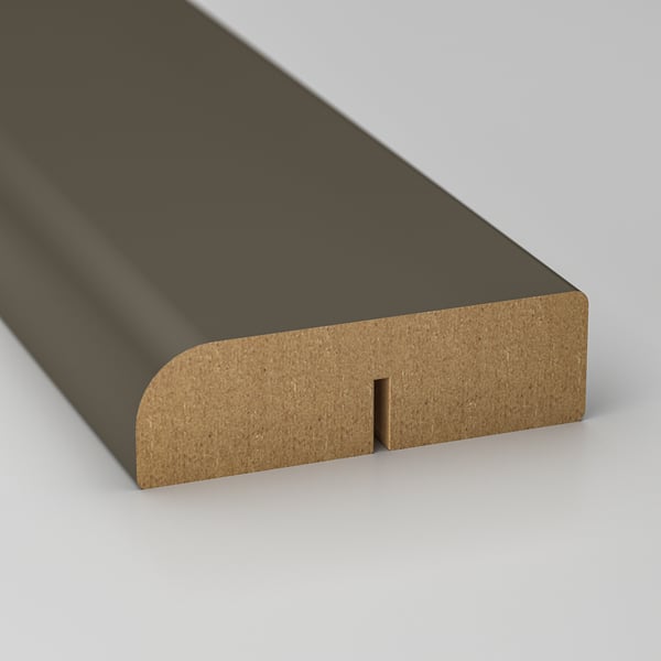 HAVSTORP rounded deco strip/moulding, brown-beige, 221 cm