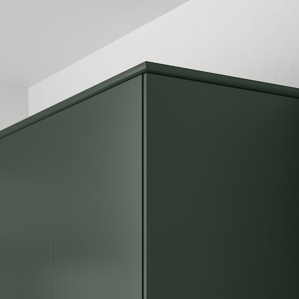 Ikea HAVSTORP - Rounded deco strip/moulding, deep green, 221 cm