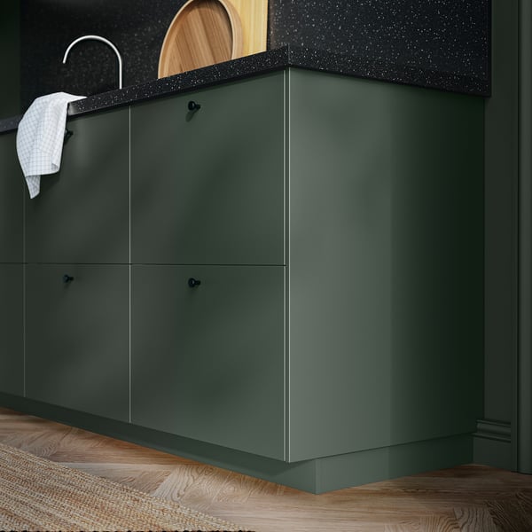 HAVSTORP - Cover panel, deep green, 39x240 cm