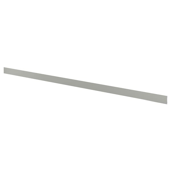 HAVSTORP - Plinth, light grey, 220x8 cm