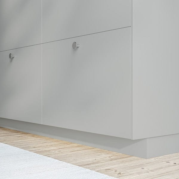 Ikea HAVSTORP - Plinth, light grey, 220x8 cm