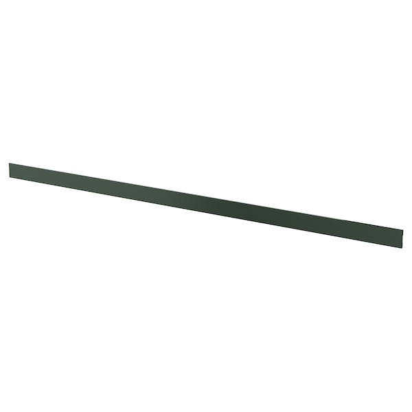 HAVSTORP - Plinth, deep green, 220x8 cm