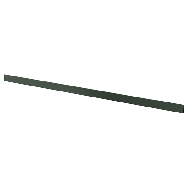 HAVSTORP plinth, deep green, 220x8 cm