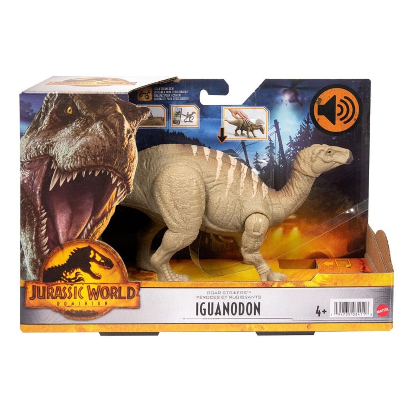 Toys Jurassic World - Roar Strikers: Iguanodonte