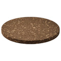 HEAT pot stand, dark brown, 29 cm