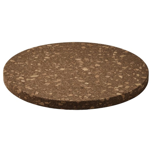 HEAT - HEAT Pot stand, dark brown, 29 cm