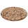HEAT pot stand, cork patterned/light turquoise, 19 cm