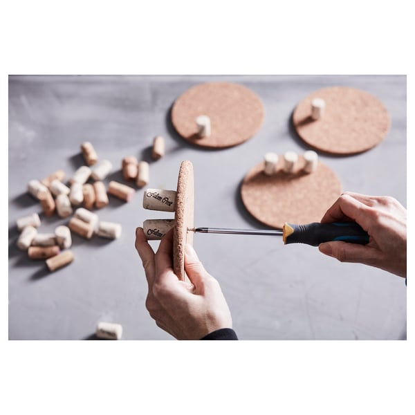 HEAT pot stand, cork, 19 cm, 3 pack