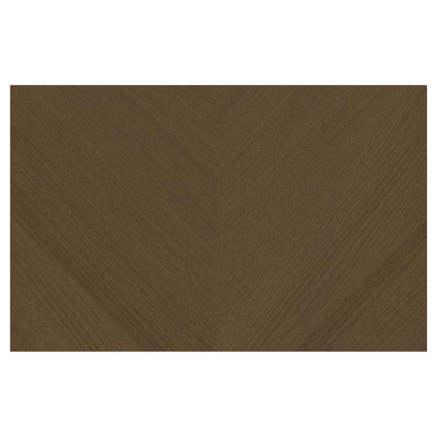 HEDEVIKEN door/drawer front, brown stained oak veneer, 60x38 cm