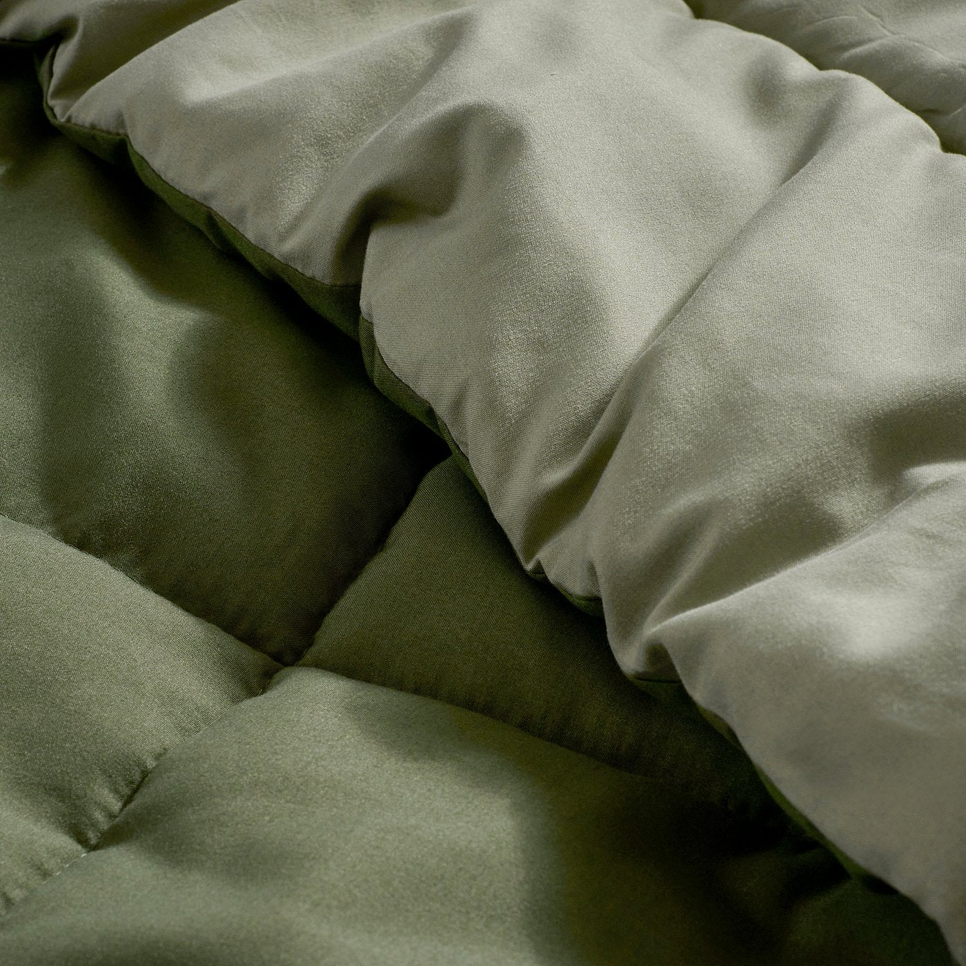 HEDFRYLE comforter set, green, 240x220/50x80 cm