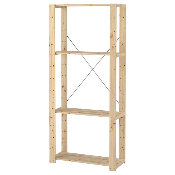 HEJNE 1 section, pine, 78x31x171 cm