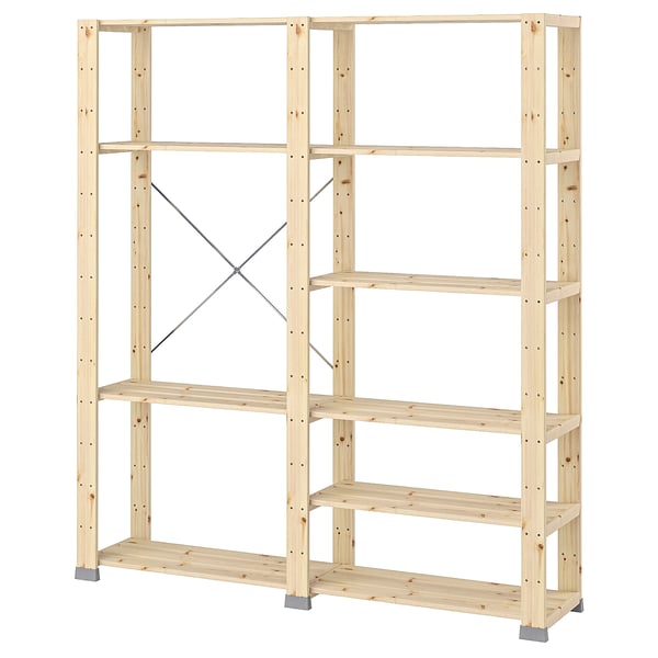HEJNE - 2 sections, pine, 154x31x171 cm