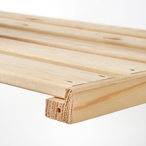 HEJNE shelf, pine, 77x47 cm, 2 pack