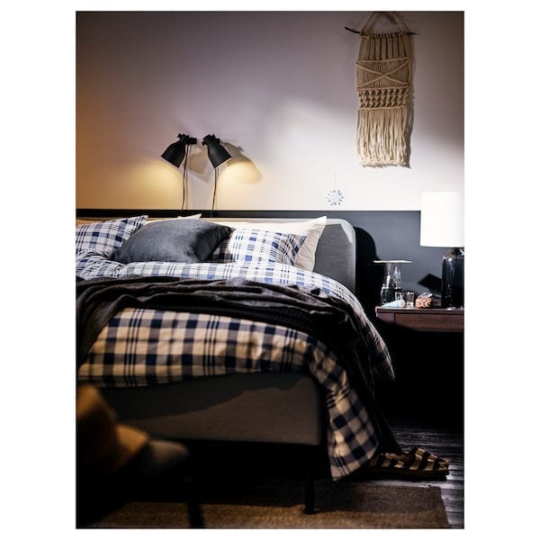 Ikea HEKTAR Wall/Clamp fillet - dark grey ,