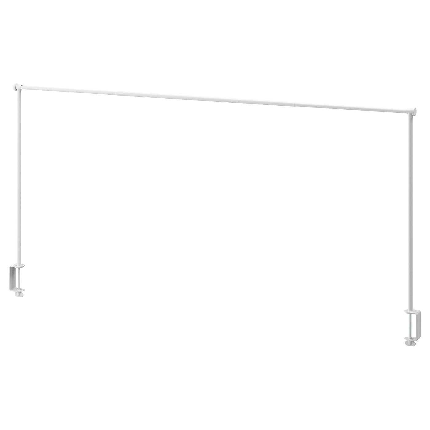 HELGEÖ decorating rod for table, white adjustable/outdoor indoor, 235x6 cm