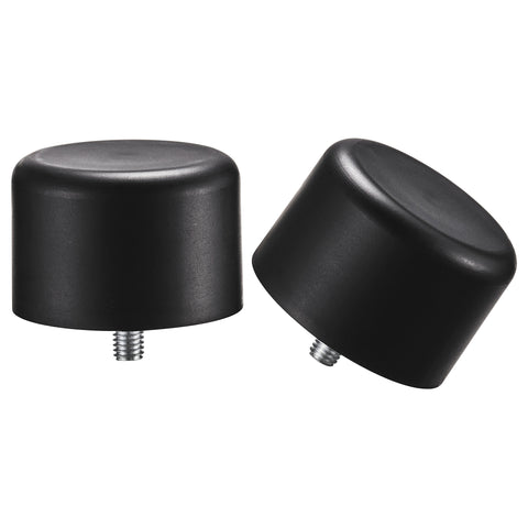 HELTUSS finials, 1 pair, black, 3.6 cm