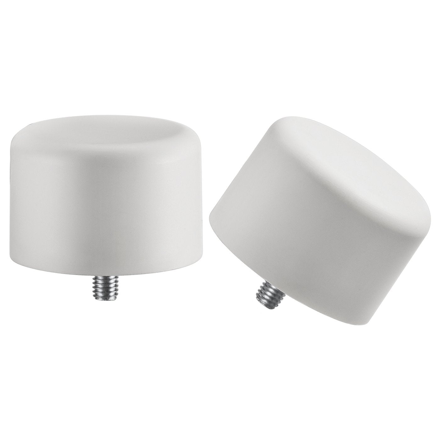HELTUSS finials, 1 pair, white, 3.6 cm