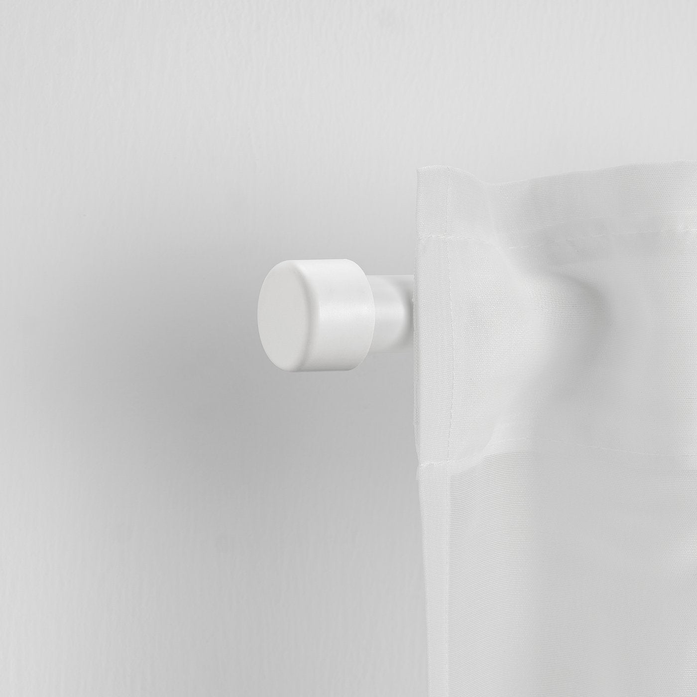 HELTUSS finials, 1 pair, white, 3.6 cm
