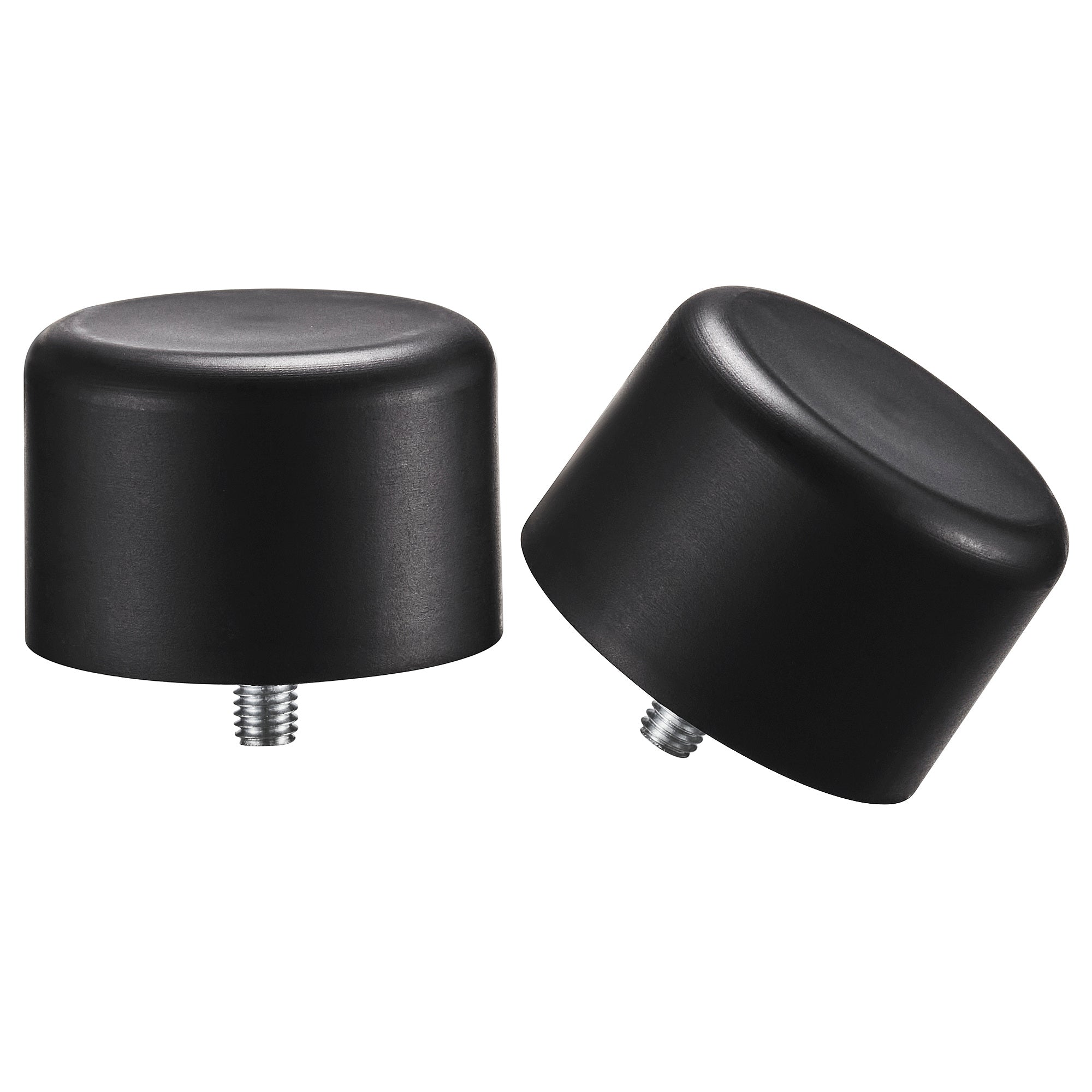 HELTUSS finials, 1 pair, black, 3.6 cm