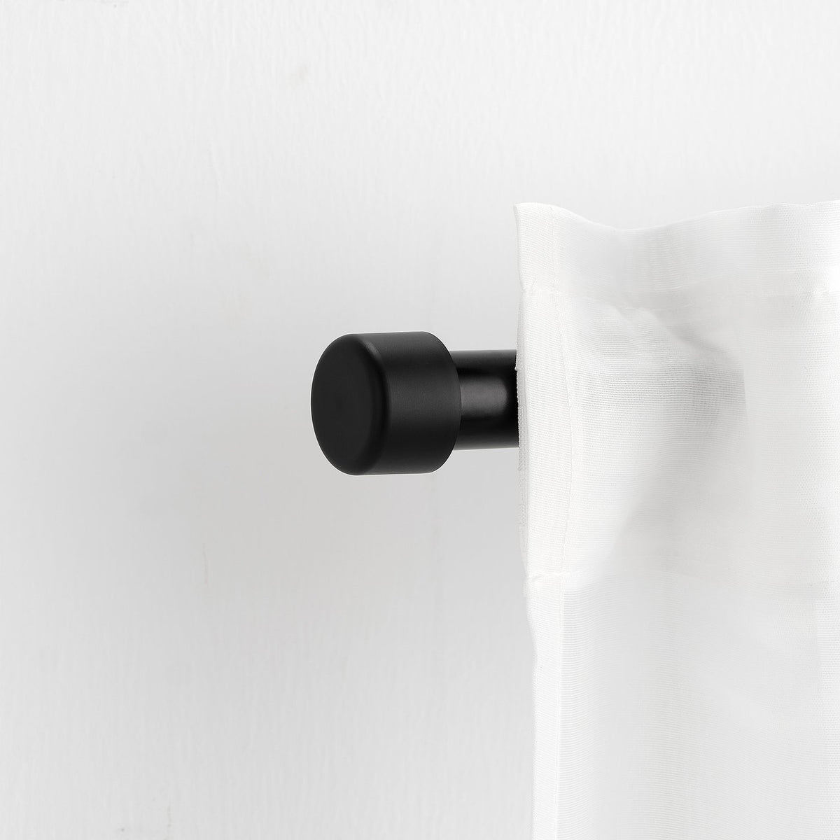HELTUSS finials, 1 pair, black, 3.6 cm