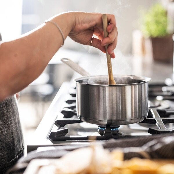 Ikea HEMKOMST - Saucepan with lid, stainless steel/glass, 2 l