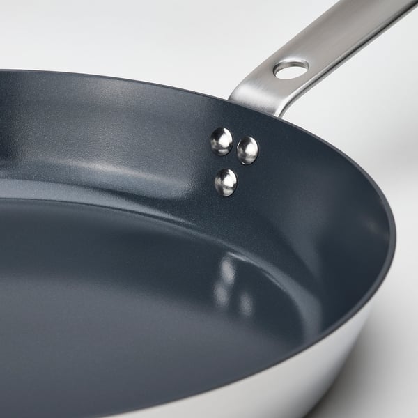 HEMKOMST - HEMKOMST Frying pan, stainless steel/non-stick coating, 28 cm