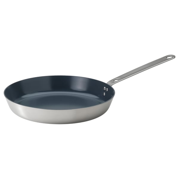 HEMKOMST - HEMKOMST Frying pan, stainless steel/non-stick coating, 28 cm