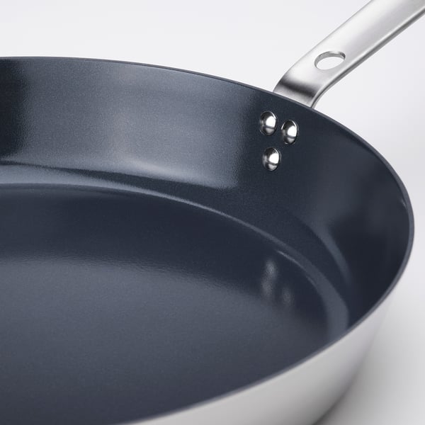 HEMKOMST frying pan, stainless steel/non-stick coating, 32 cm