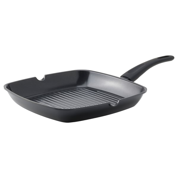 HEMLAGAD - HEMLAGAD Grill pan, non-stick coating black, 28x28 cm