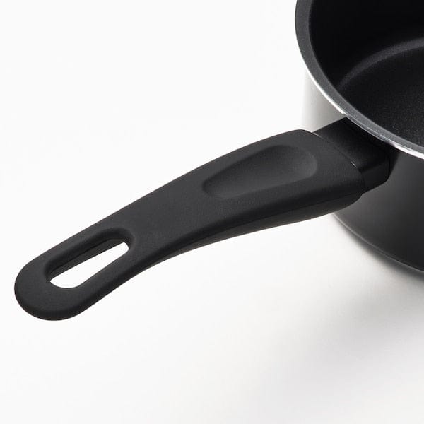 Ikea HEMLAGAD - Casserole, black non-stick coating,1 l