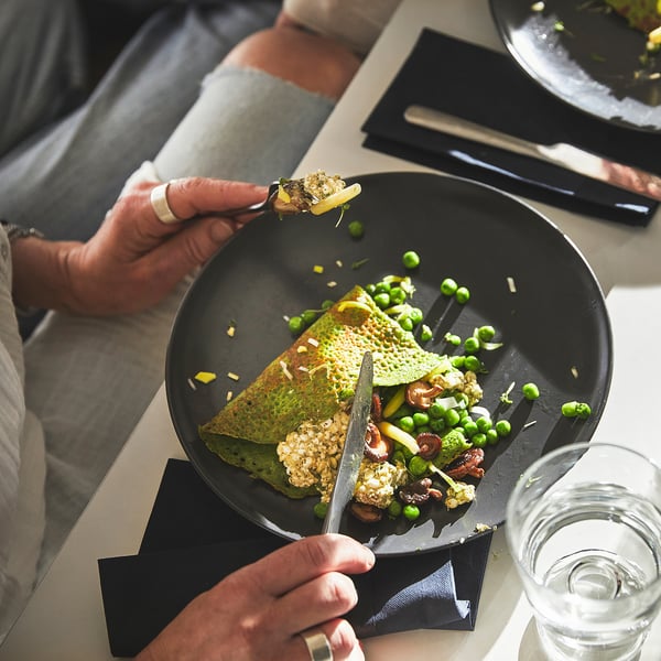 HEMLAGAD crepe-/pancake pan, non-stick coating black, 25 cm