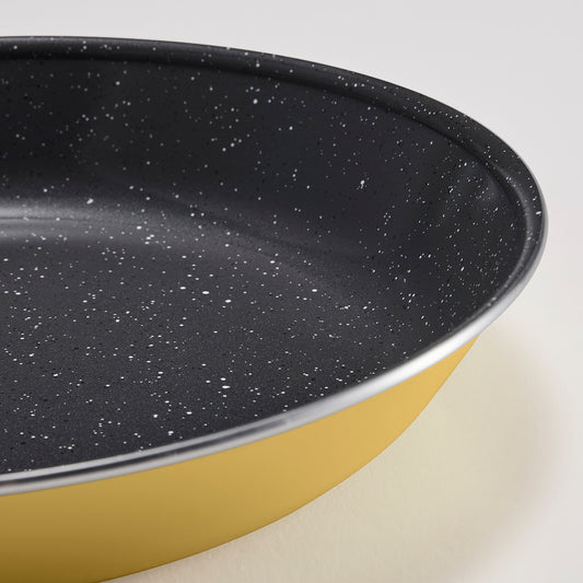 HEMLAGAD frying pan, non-stick coating yellow, 24 cm