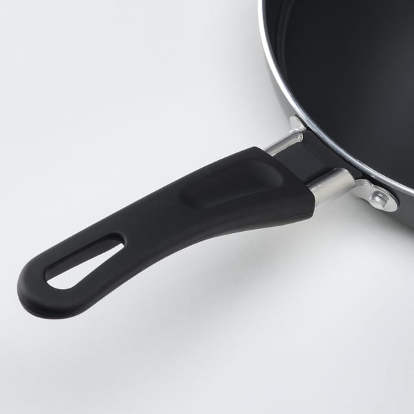 HEMLAGAD frying pan, non-stick coating black, 17 cm