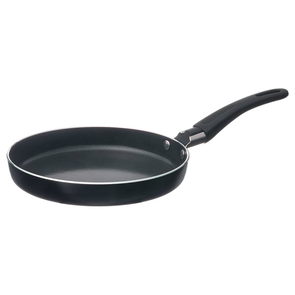 HEMLAGAD frying pan, non-stick coating black, 17 cm