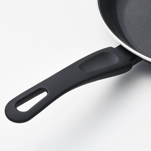 HEMLAGAD frying pan, non-stick coating black, 24 cm