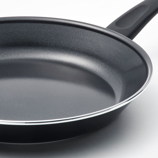 HEMLAGAD frying pan, non-stick coating black, 28 cm