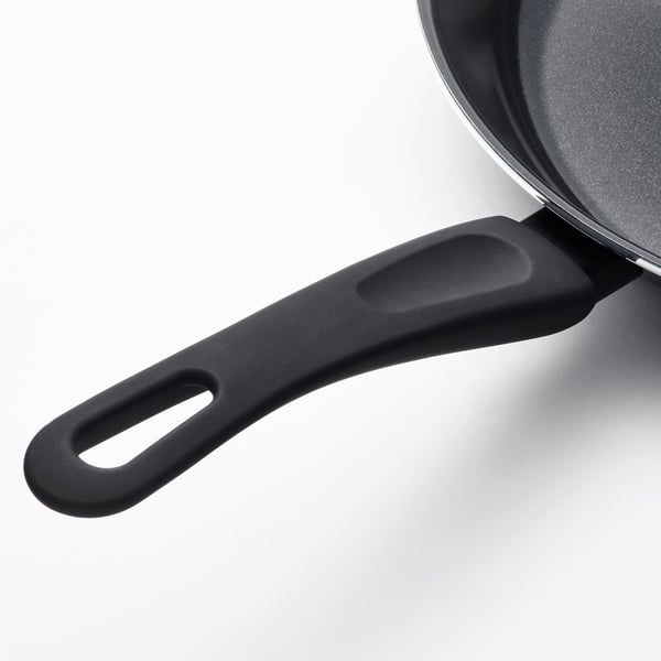 HEMLAGAD frying pan, non-stick coating black, 28 cm