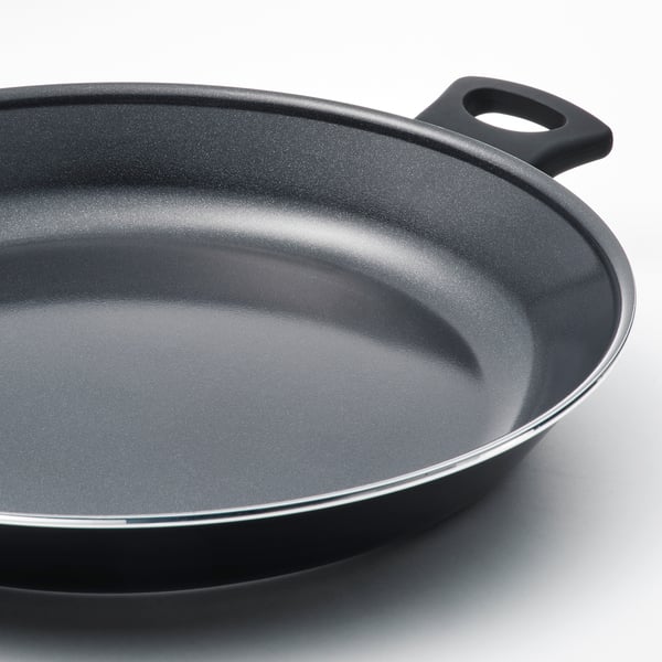 HEMLAGAD frying pan, non-stick coating black, 32 cm