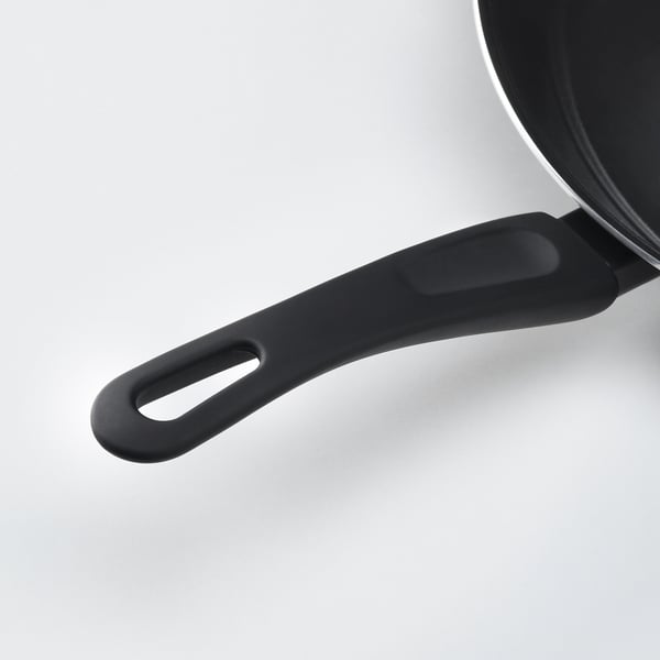 HEMLAGAD frying pan, non-stick coating black, 32 cm