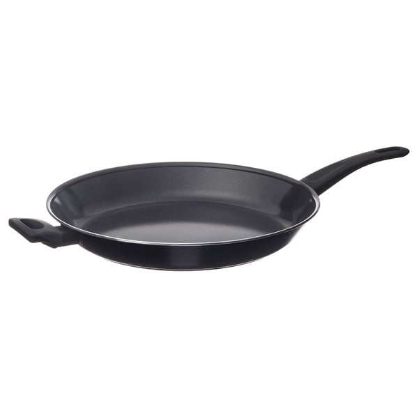 HEMLAGAD frying pan, non-stick coating black, 32 cm