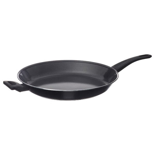 HEMLAGAD - Frying pan, nonstick coating black,32 cm