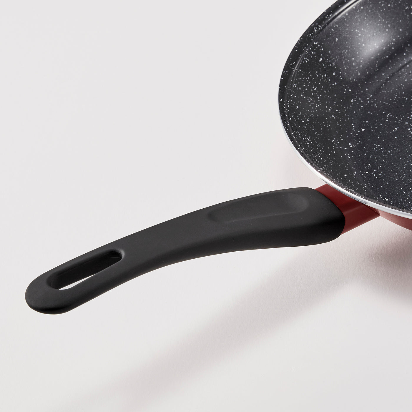 HEMLAGAD frying pan, non-stick coating red, 24 cm