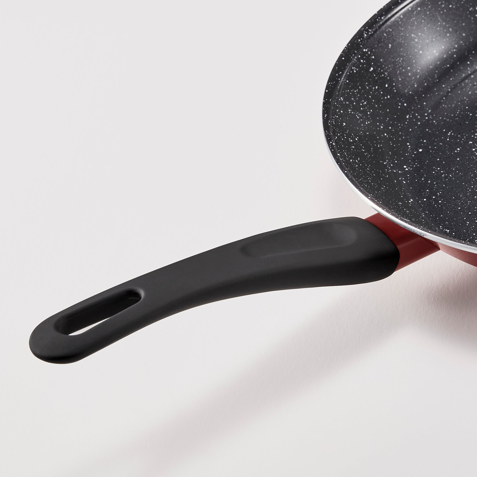 HEMLAGAD frying pan, non-stick coating red, 24 cm