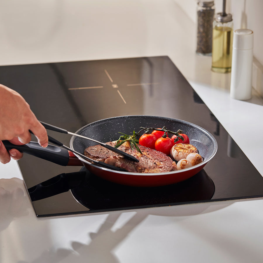 HEMLAGAD frying pan, non-stick coating red, 24 cm