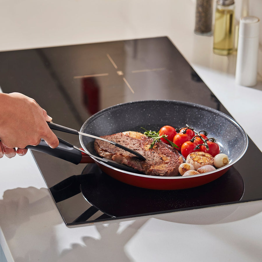 HEMLAGAD frying pan, non-stick coating red, 28 cm
