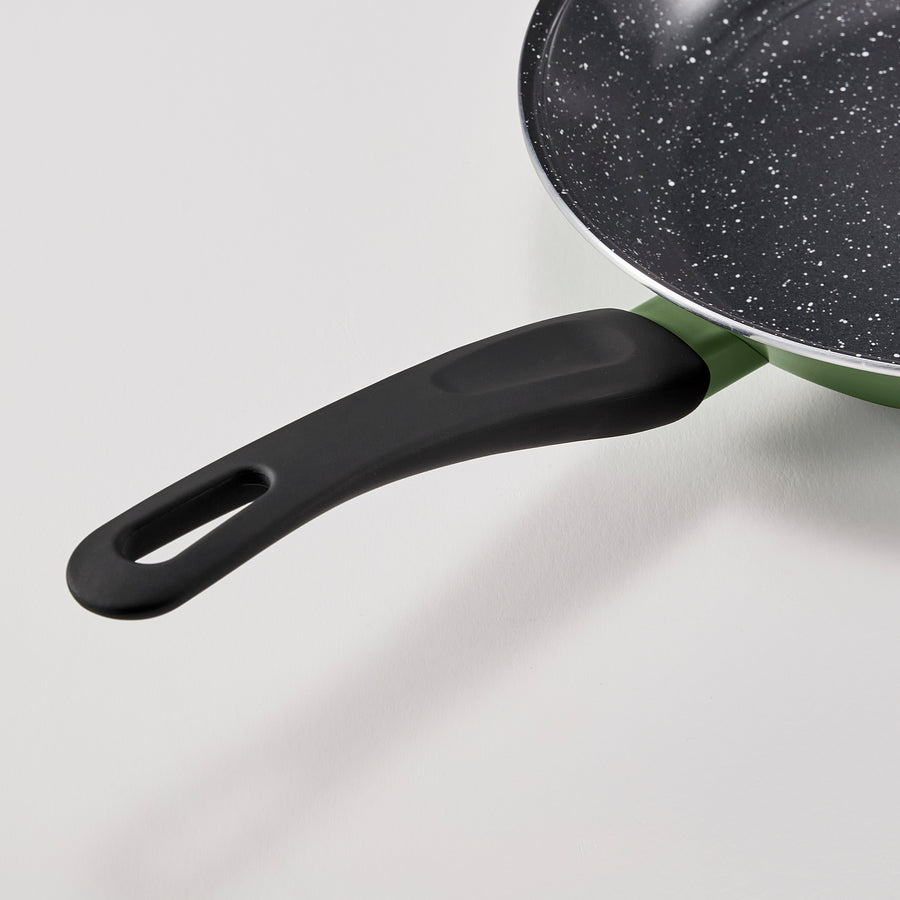 HEMLAGAD frying pan, non-stick coating green, 28 cm