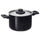 HEMLAGAD - HEMLAGAD Pot with lid, non-stick coating black, 3 l