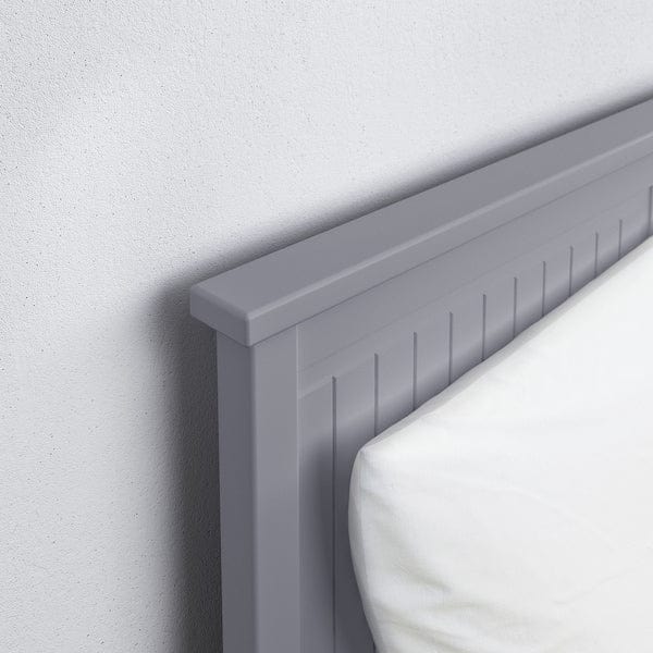 Ikea HEMNES - Sofa bed/3 drawers/2 mattresses, grey/Åfjäll rigid, , 80x200 cm
