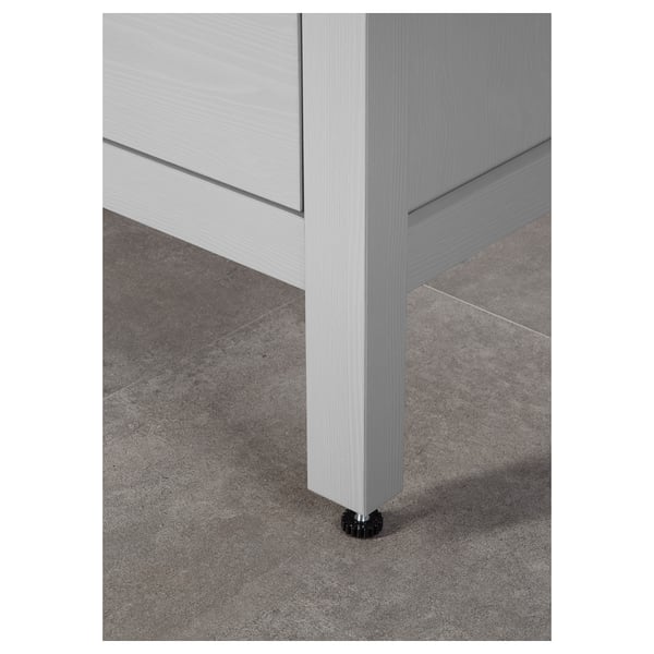HEMNES wash-stand with 2 drawers, grey, 80x47x83 cm